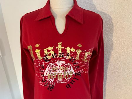 CRISDIANO Damen Pullover, Gr. M, Rot, NEU