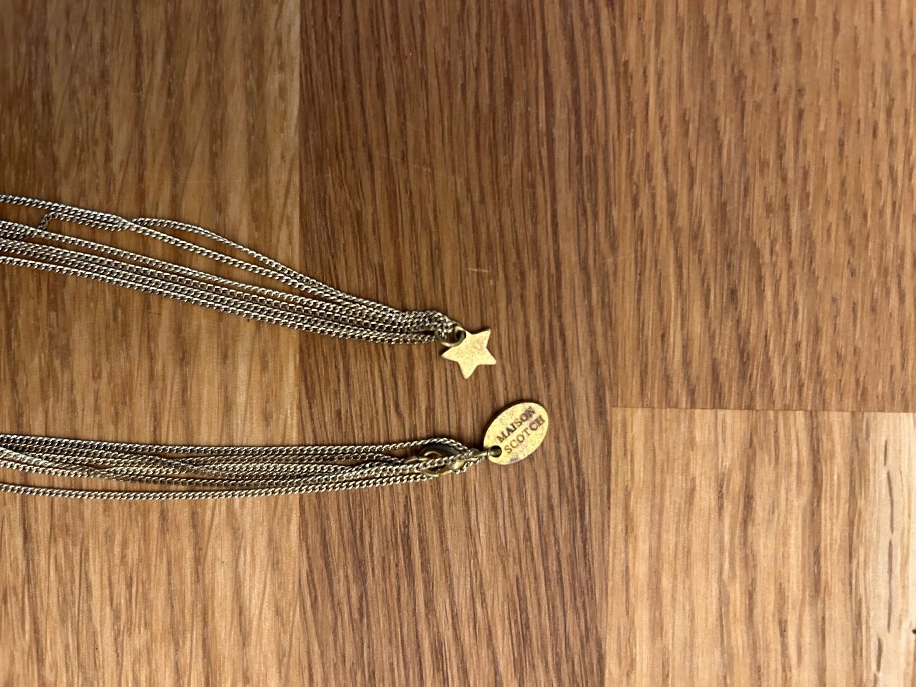 Maison Scotch Catenine: Maison Scotch: Kette mit Stern goldfarbig – Nuovo (secondo la descrizione) da Basel venduto da Interstellar85 4