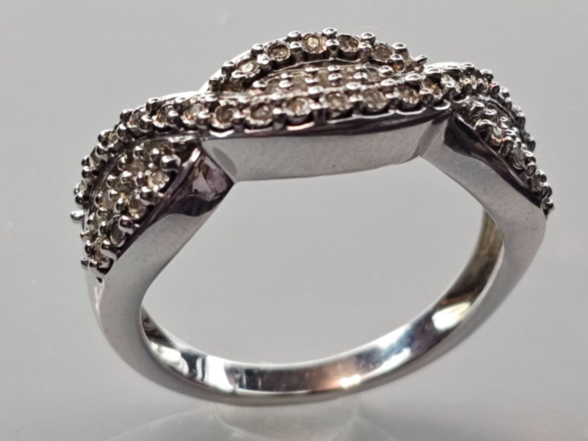 Anelli: Diamanten Ring Silberring 925 mit Nachweis Diamantring – Nuovo (secondo la descrizione) da Riedt b. Erlen venduto da Gottestraene 4