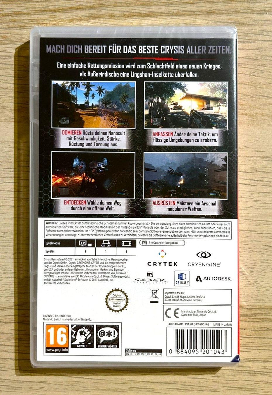 Nintendo Spiele: Crysis Remastered Nintendo Switch NEU – Gebraucht aus St. Gallen von Alpine.Arcade 1