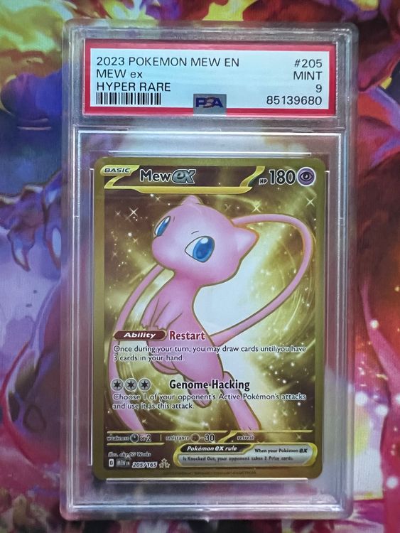 Pokemon 151 Mew ex Hyper Rare PSA9 EN (Gebraucht) in Siebnen für CHF 19 ...