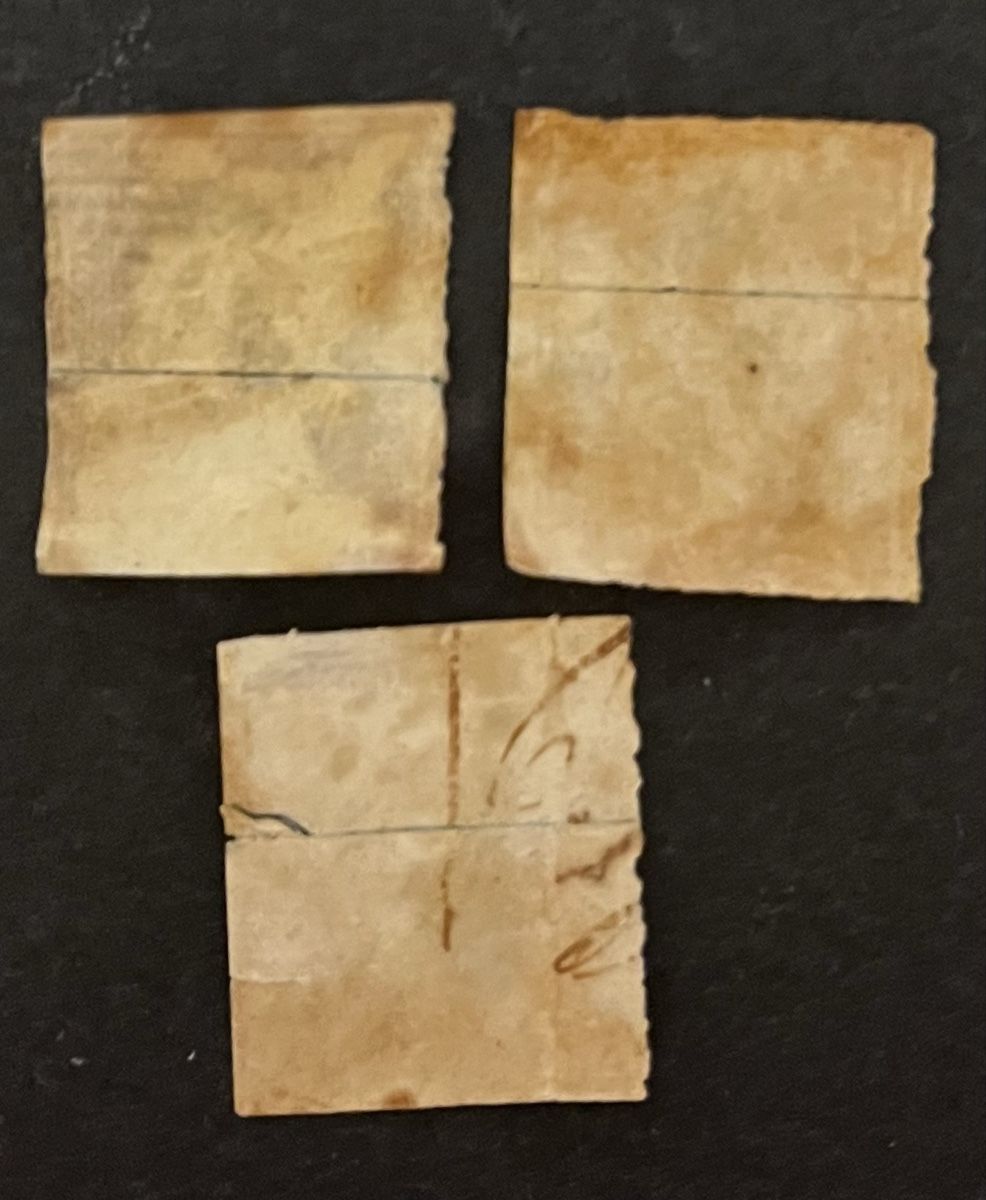 Alle Briefmarken: 3x Strubel 24A/B Oblitérés  – Gebraucht aus Sottens von thigroux 1