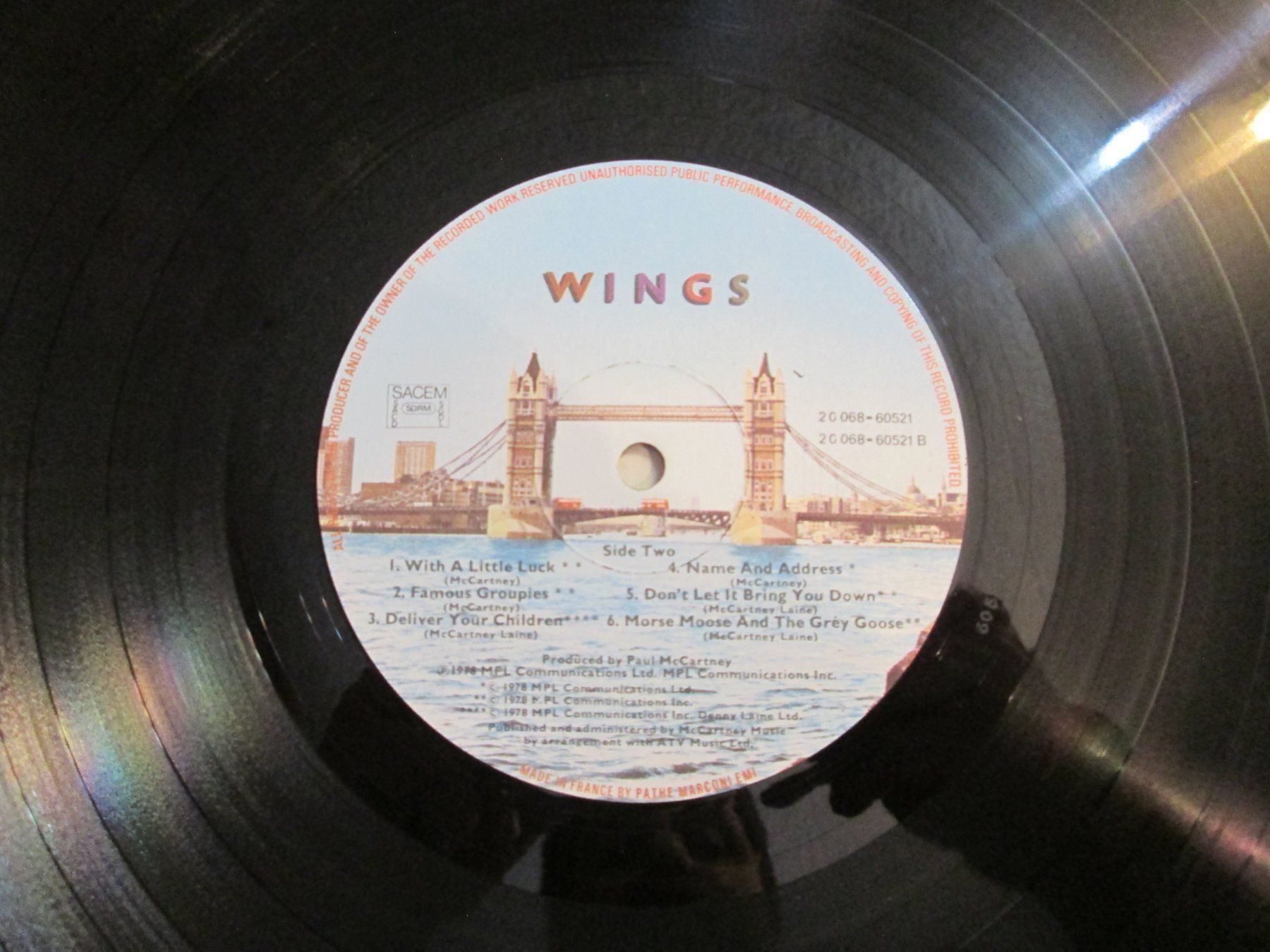 Dischi in vinile: Wings - London Town - Vinyle 33T – Usato da la Chaux-de-Fonds venduto da Lampe 2
