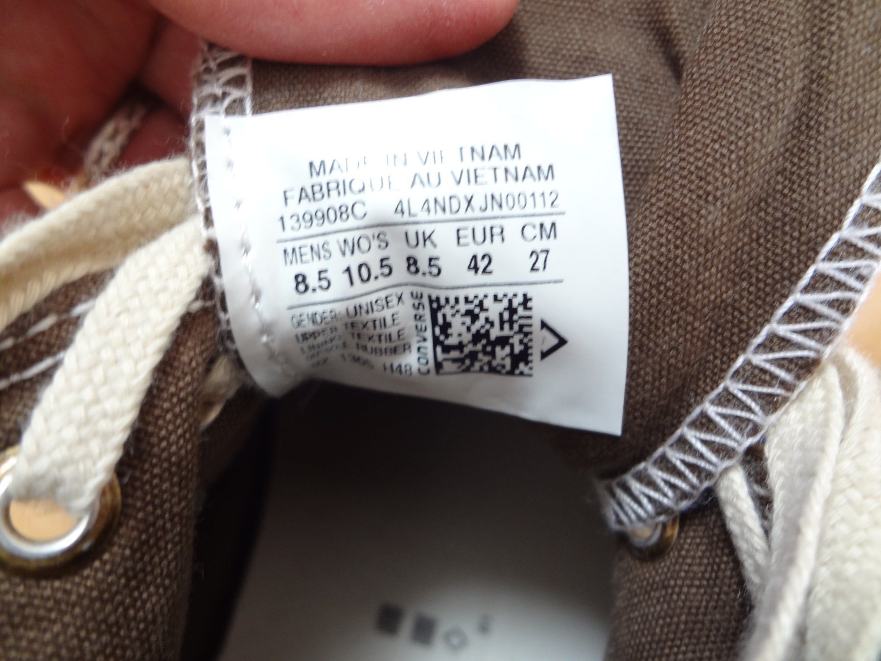 Scarpe da uomo: Converse All Star couleur brune taille 42 – Usato da Aigle venduto da Robflac55 3