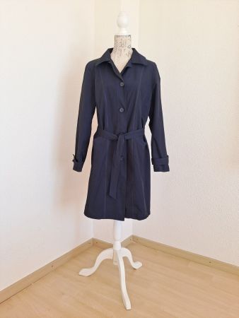 Trench coat / imperméable bleu marine, marque Bianca, t. 40