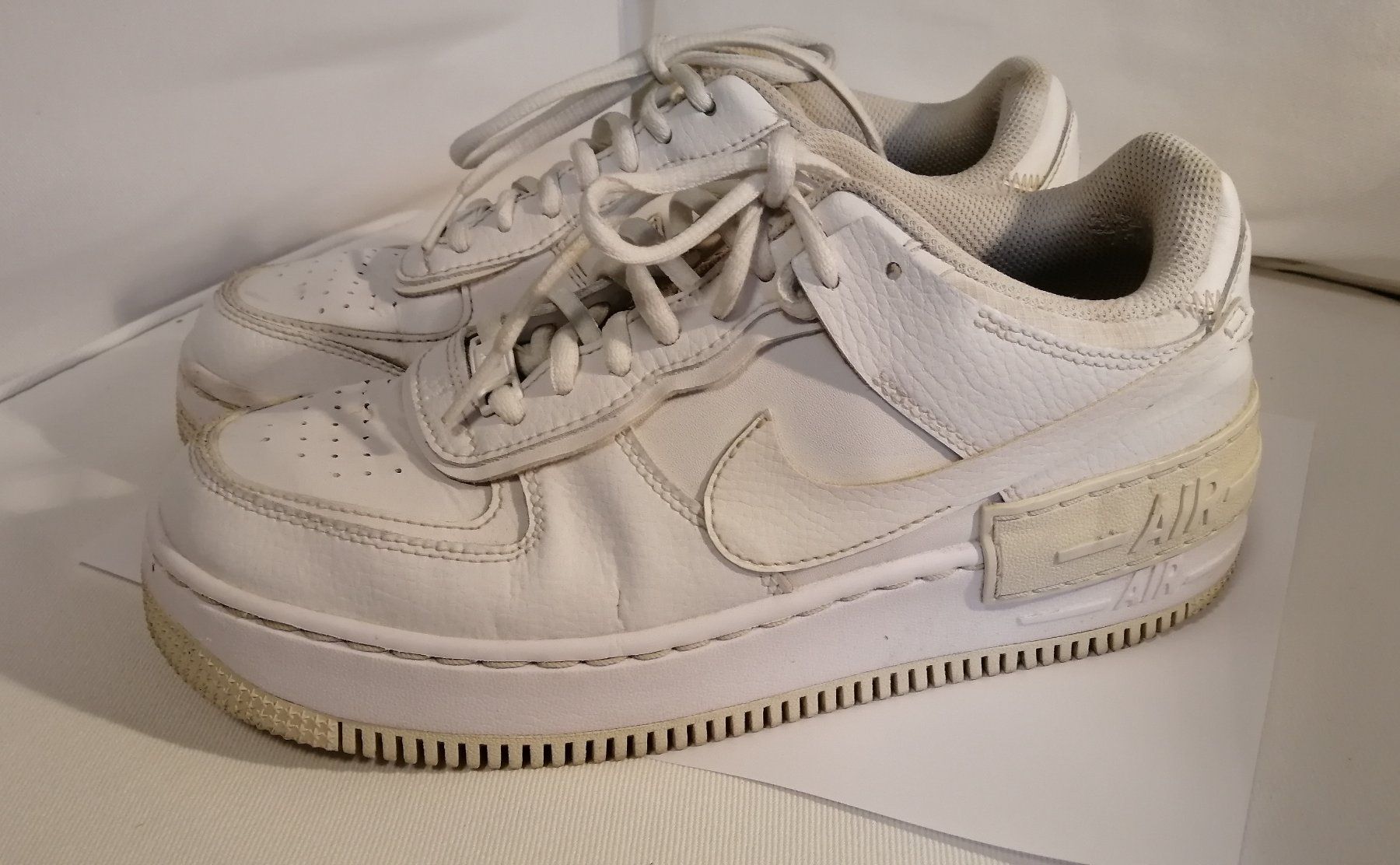 Nike Scarpe da donna: Nike Air Force Shadow Damenschuhe, Grösse 40, Weiss – Usato da Novazzano venduto da malu36