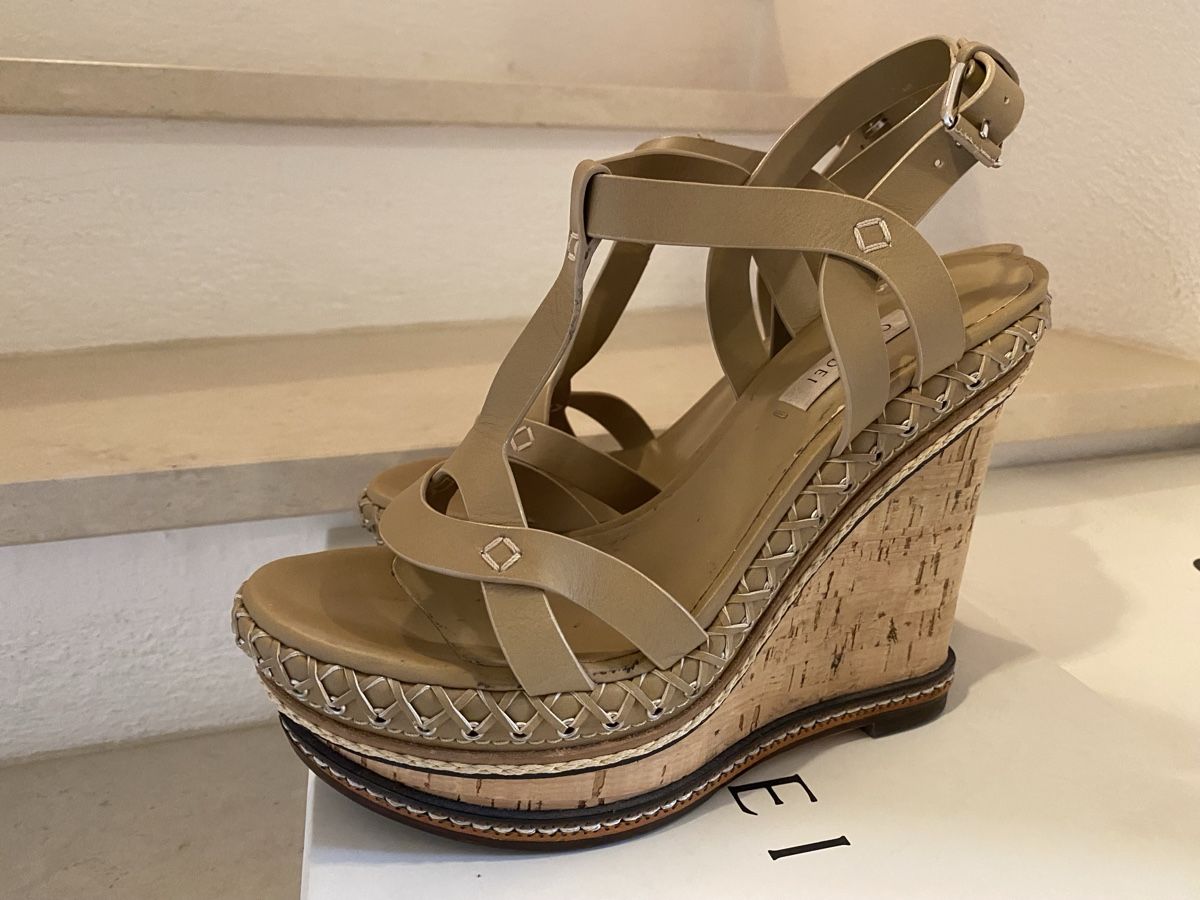 Casadei Scarpe da donna: Casadei Sandales compensées élégantes, taille 40 – Usato da Genolier venduto da ber_j8yx