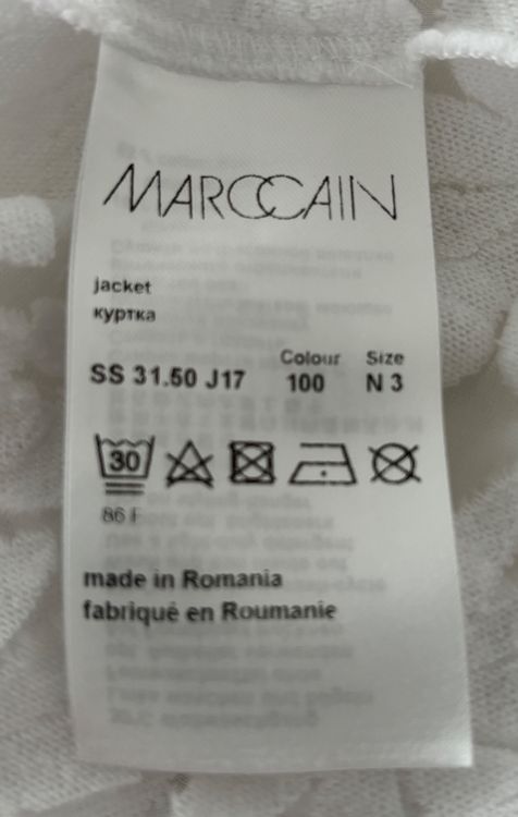 Marc Cain Jacken: MARC CAIN Jacke Bluse Blouson weiss - EU 38 – Gebraucht aus Bottmingen von Merkur_Basel 5