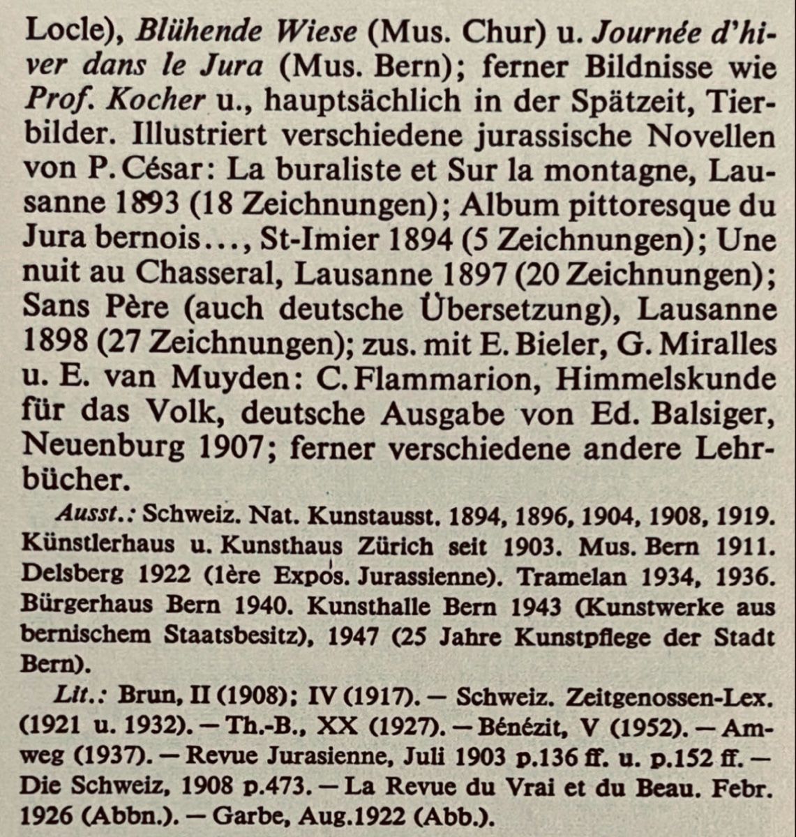 Dipinti: Kiener Robert (1866-1945) – Usato da Grosshöchstetten venduto da Perle1951 5