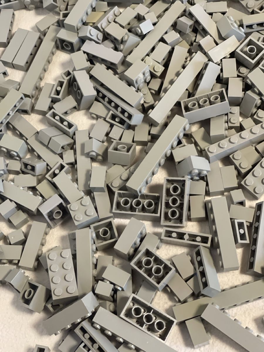 Lego Giocattoli: Lego - 600stk alte Graue Bausteine – Usato da Gelterkinden venduto da cobra0110 1