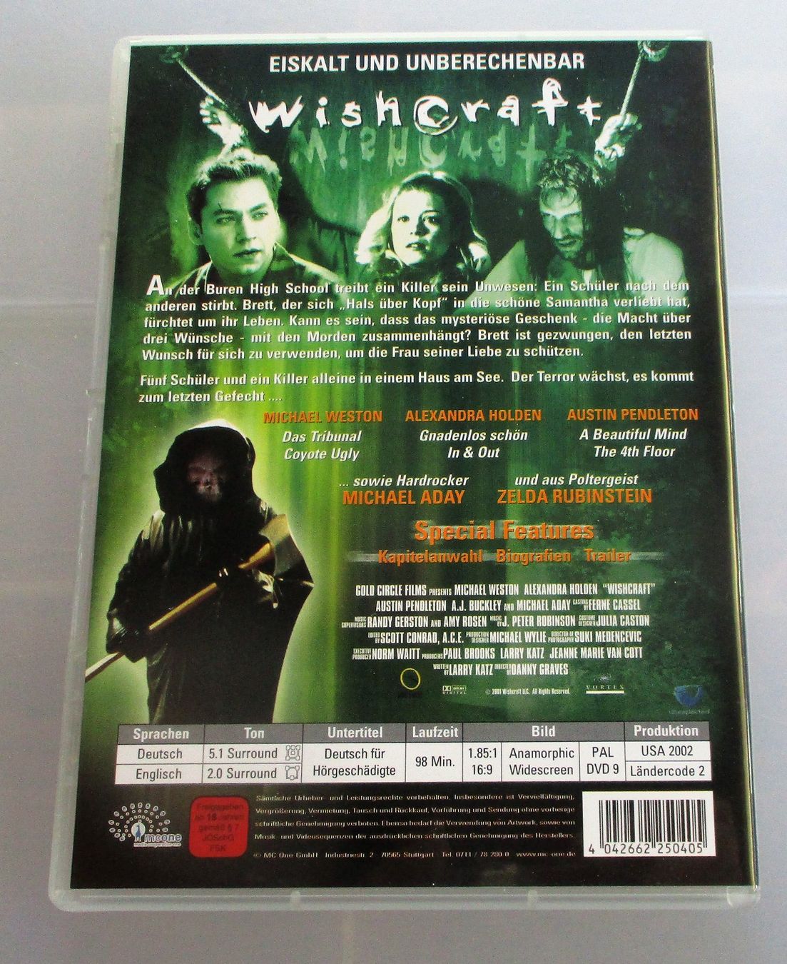 Tutti i DVDs: WISHCRAFT - Meat Loaf/Alexandra Holden – Usato da Wattwil venduto da Muriel10 1