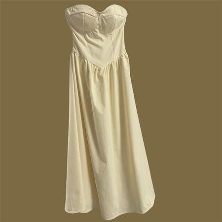 Neu und ungetragen Bustier-Kleid, trägerlos