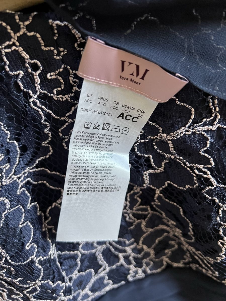 Vestiti: Kleid. Vera Mont. Circa Gr. 36  blau – Usato da Aarberg venduto da Polo_rb 2