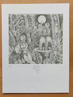 Exlibris Harry Jürgens - Original Radierung Erotik signiert
