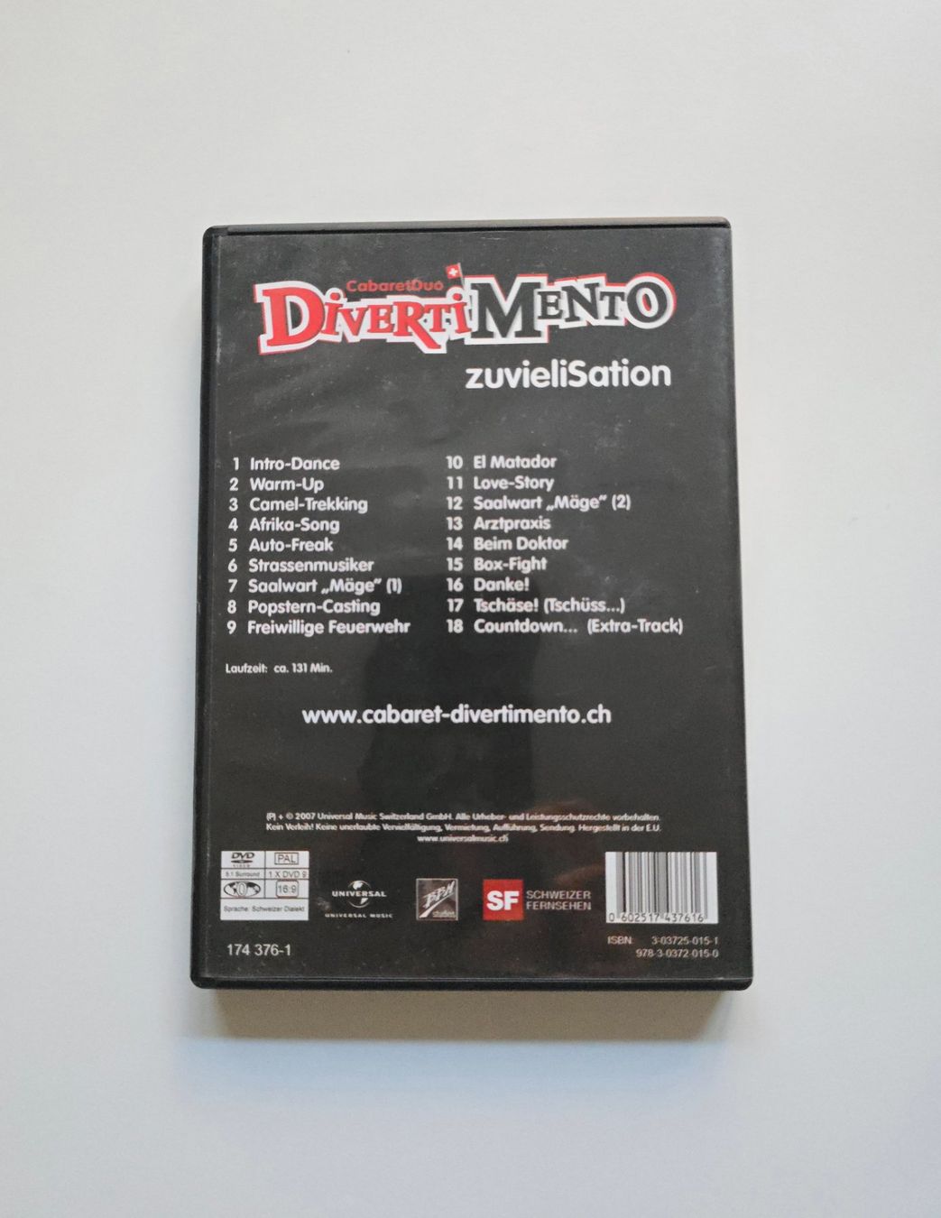Tutti i DVDs: DVD Divertimento - zuvieliSation – Usato da Dättlikon venduto da Wundertuete_ 1