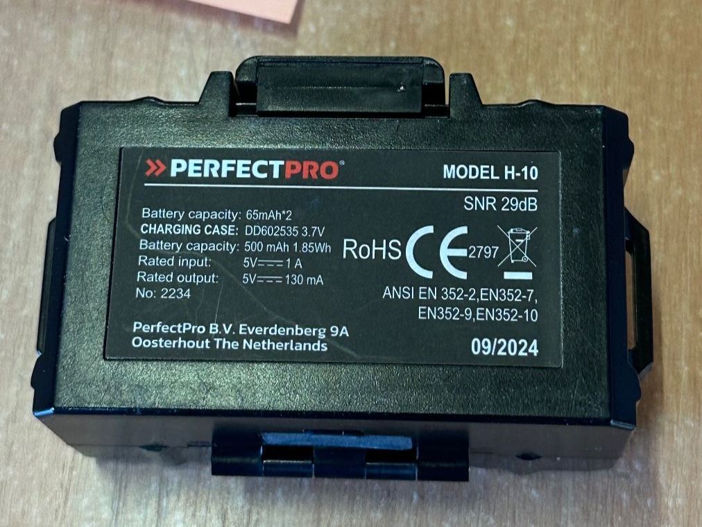 Protezione per viso e udito: EARPROTECTION_H-10 Lärmreduktion – Usato da Uetendorf venduto da Revotool 2