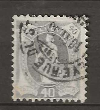 Tutti i francobolli: CH076f - Helvetia debout 76f obl. – Usato da Trélex venduto da Phil_Albert