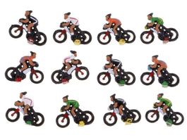 12 VELOFAHRER MODELLBAU - MODELL EISENBAHN H0
