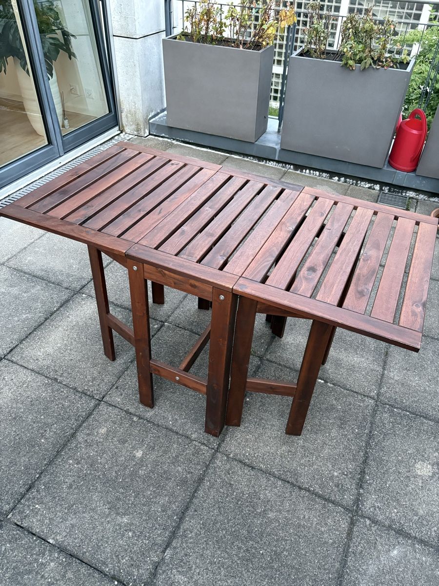 Tavoli: Holz Klapptisch, ideal für Balkon oder Garten – Usato da Küsnacht / ZH venduto da dm.mm