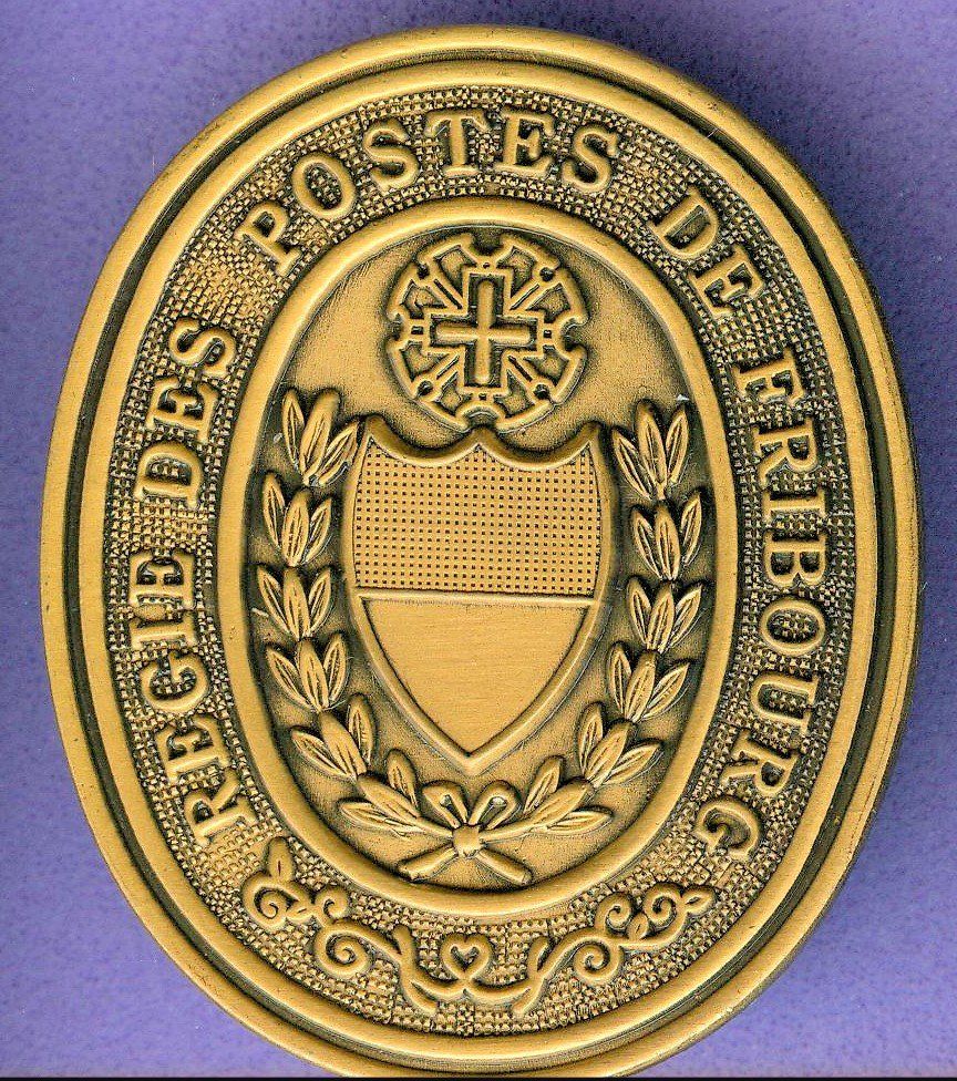 Placchette & Badge: PTT   POSTES DE FRIBOURG – Usato da Winterthur venduto da Sammleroase