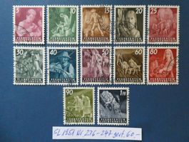FL 1951 Nr. 236-247 gestempelt