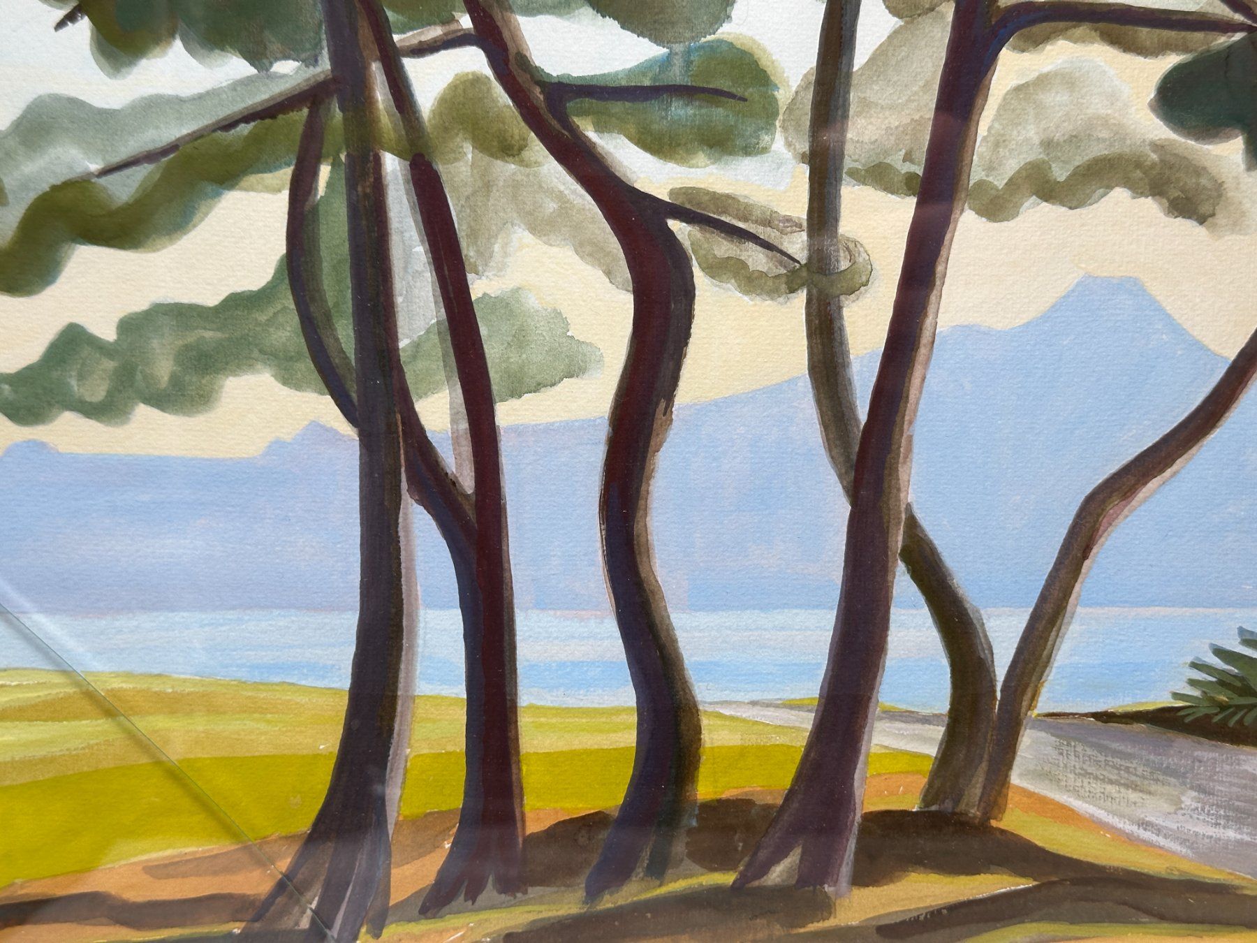 Dipinti: Superbe aquarelle paysage Lac Léman Vidy. Signée – Usato da Morges venduto da MeeBee 4