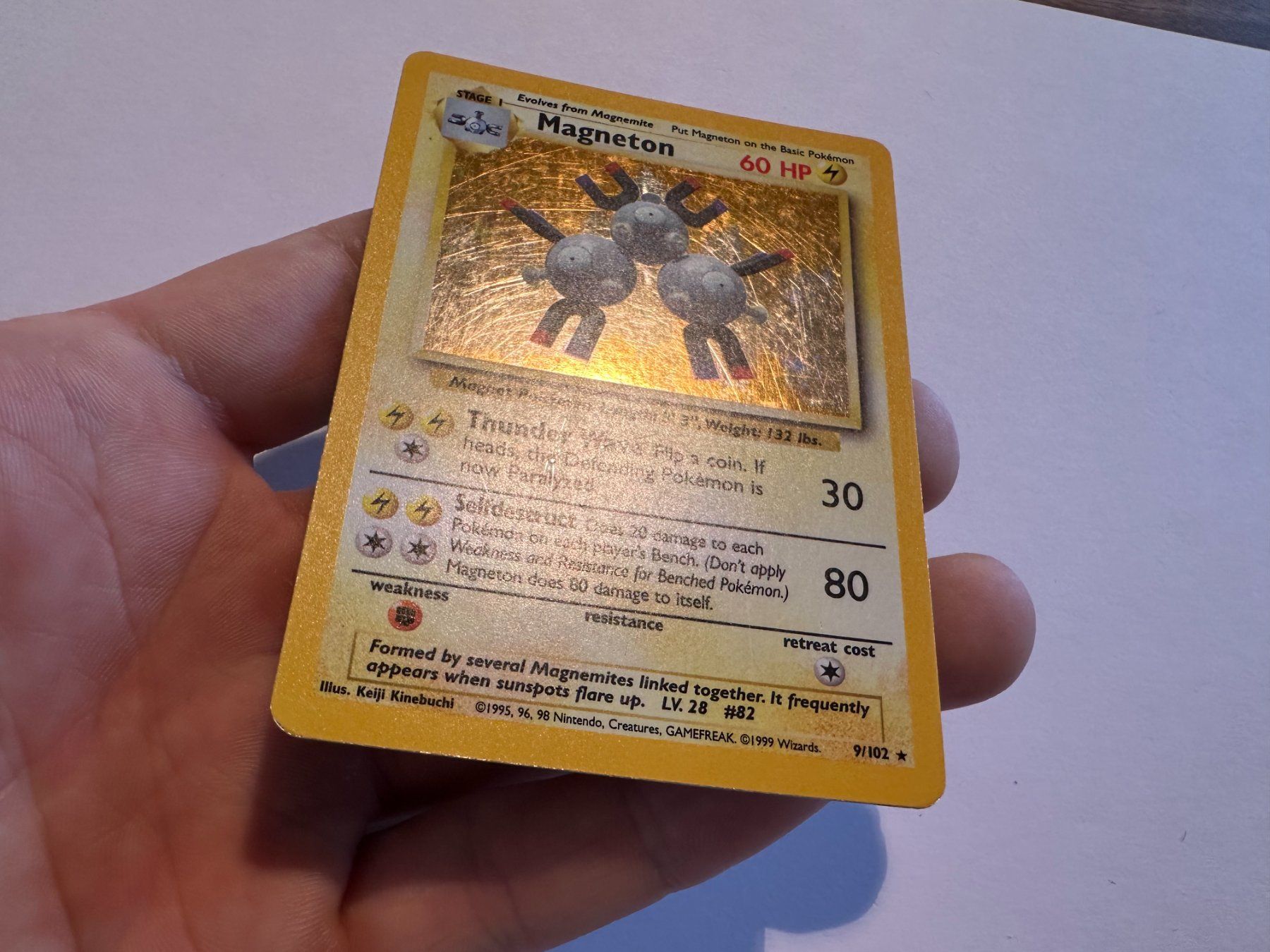 Pokémon Cartes à collectionner: Magneton holo Base EN – D'occasion à Hagendorn par Pokecollectorch 2