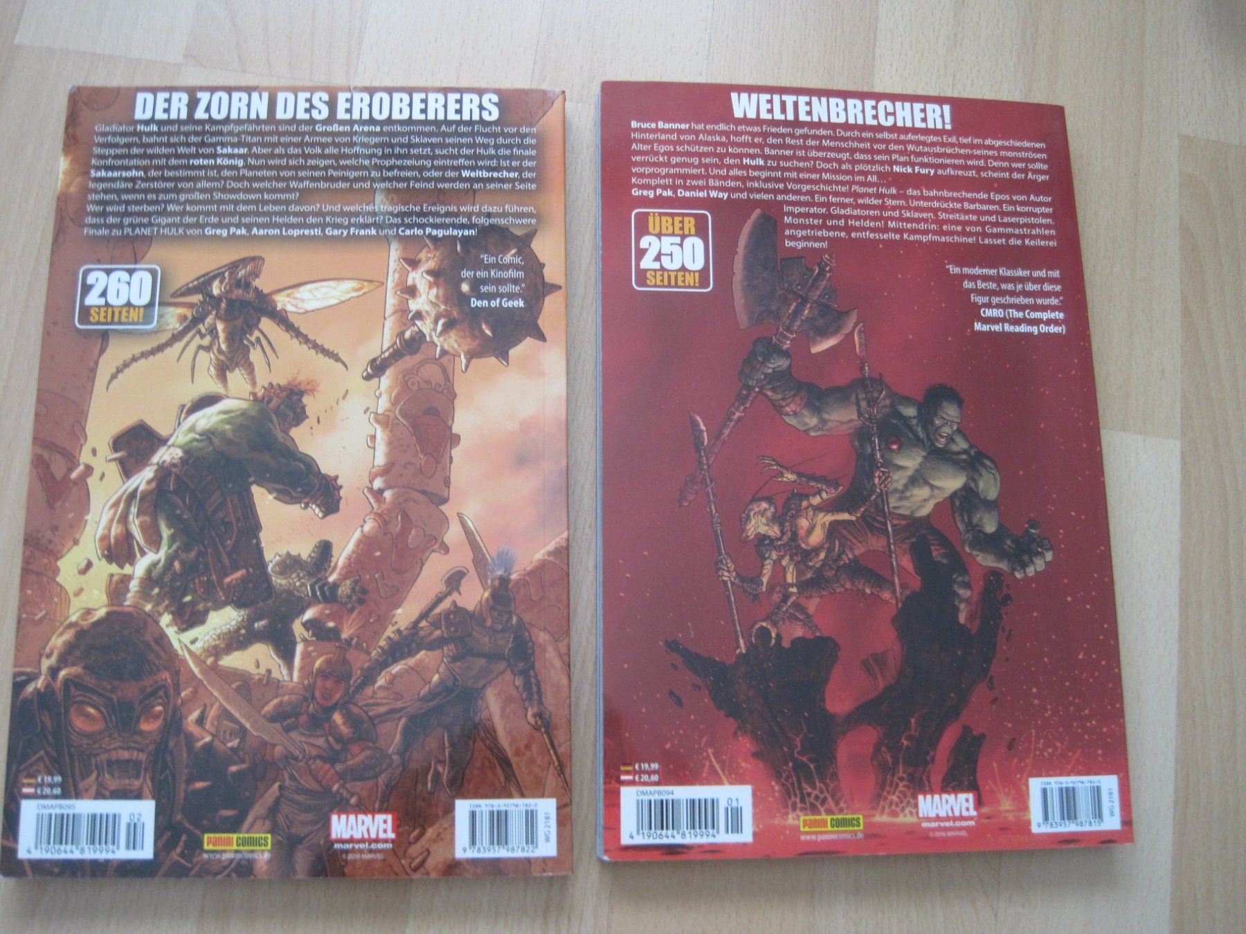 Fumetti: PLANET HULK Band 1 & 2  Panini Comic selten – Usato da Gossau SG venduto da Noryflory 3