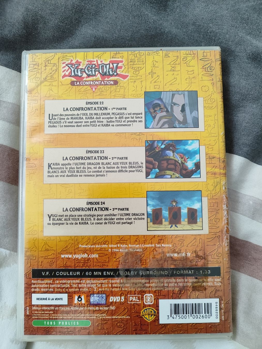 Tutti i DVDs: Yu-Gi-Oh! Vol. 8 DVD - La Confrontation – Usato da Vétroz venduto da mrcl01 2