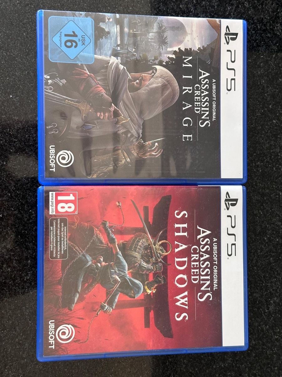 Spiele: PS5 Spiele Assassin's Creed Mirage & Shadows Bundle – Gebraucht aus Immensee von mei_x2n6
