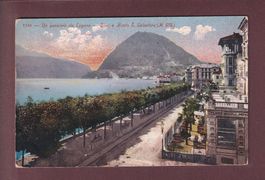 Un pensiero da LUGANO - Monte San Salvatore - 1950