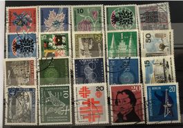 DEUTSCHE BUNDESPOST  BRIEFMARKEN GESTEMPELT