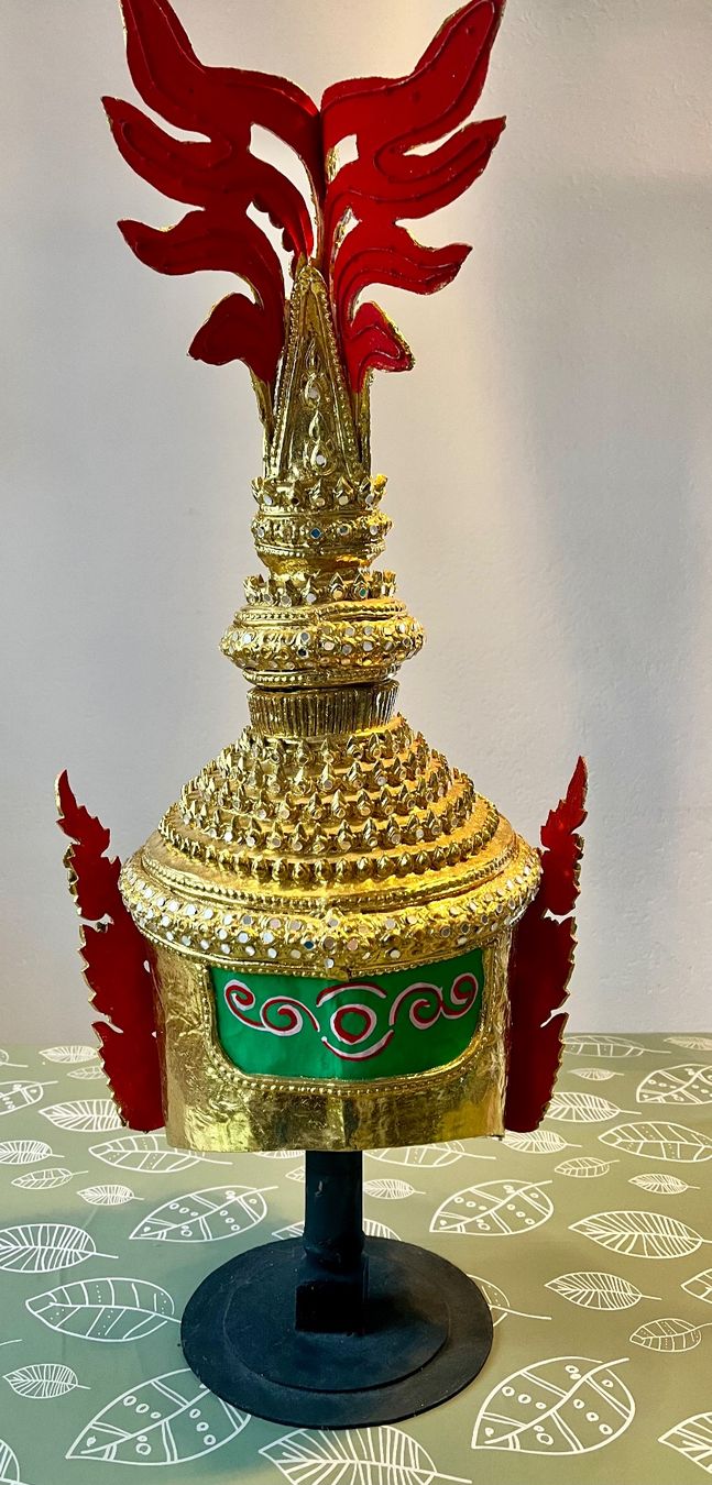Tutte le decorazioni: Thai Khon Maske Deko / Farbe Gold – Usato da Uffikon venduto da san123day 5