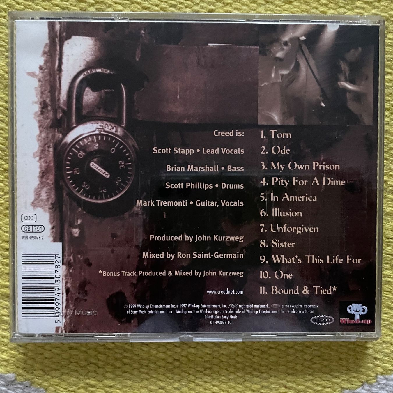 CDs: CREED-MY OWN PRISON – Gebraucht aus Rorschacherberg von  1