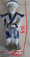 Deko-Steingut-Figur chin. Fischer