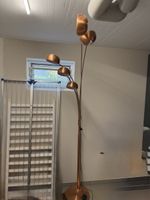 Bogenlampe fünf flammig kupferfarben