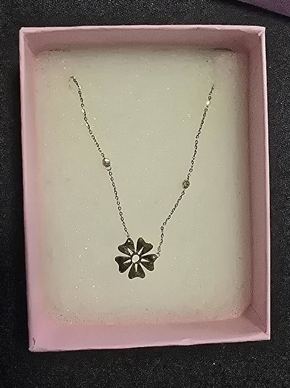Catenine: Goldkette mit Blume – Usato da Ebikon venduto da len_vv8s
