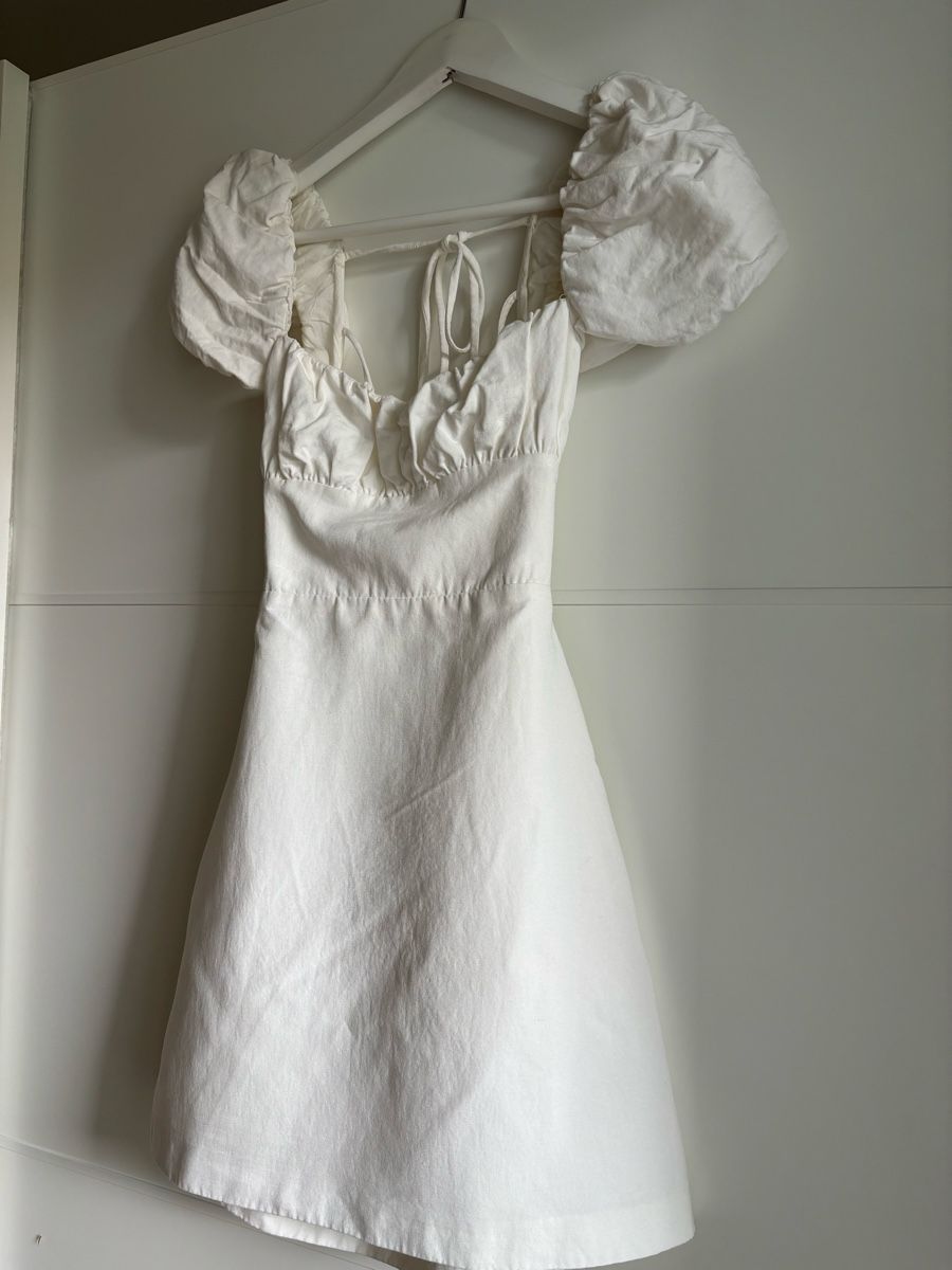 Zara Vestiti: weisses Sommerkleid – Usato da Männedorf venduto da giu_wm6d 2