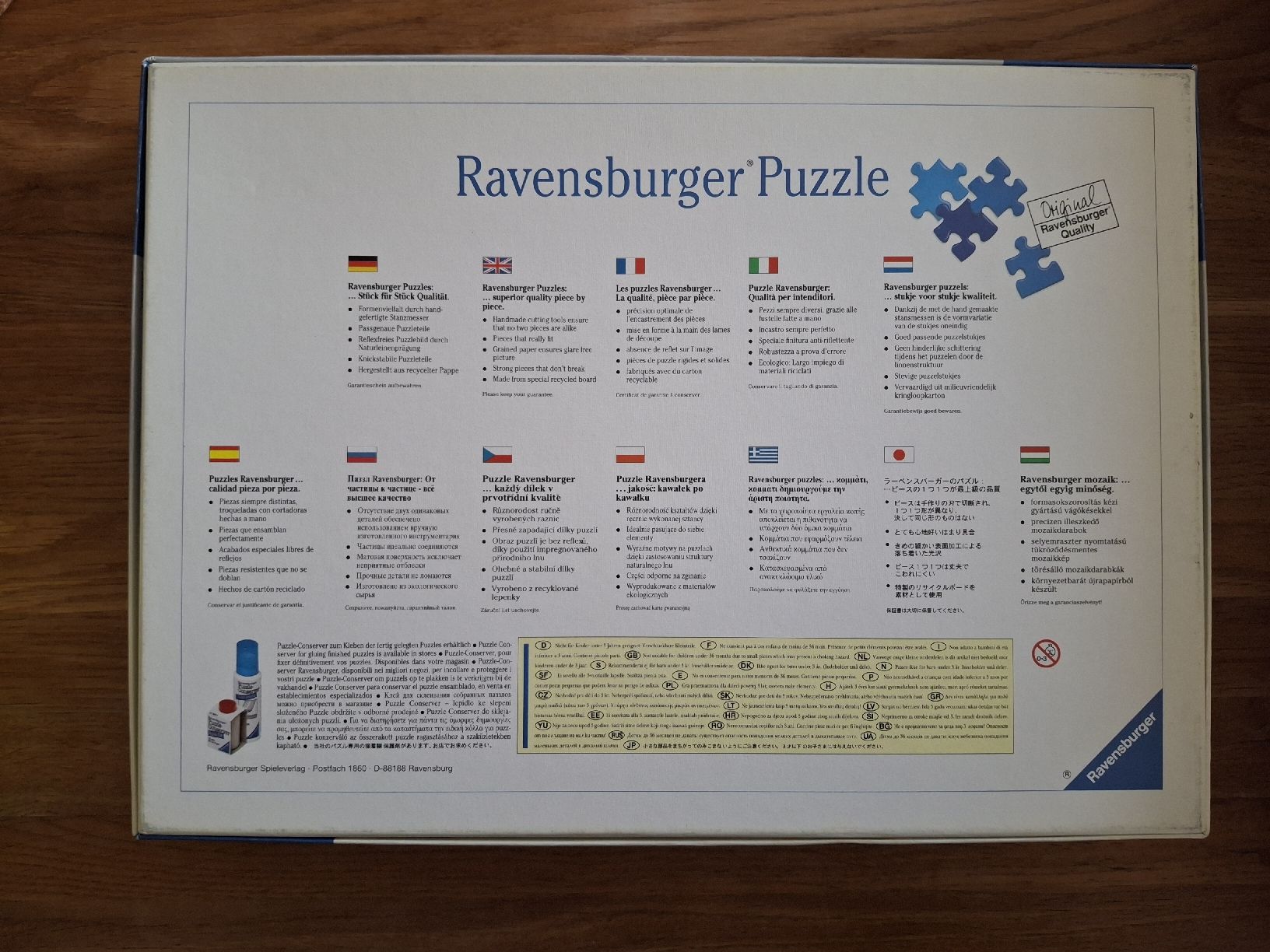 Ravensburger Puzzles: Ravensburger Puzzle 1000 Teile – Gebraucht aus Zürich von Vordermannd86 1