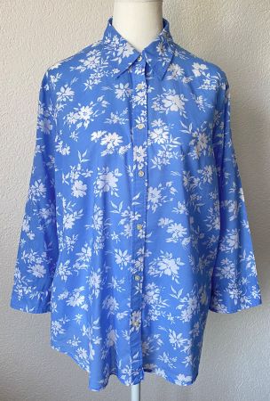 Lauren Ralph Lauren Hemdbluse aus Baumwolle Grösse XL