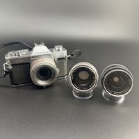 Topcon Unirex + UV Topcor 50mm f/2 + 35mm f/3.5