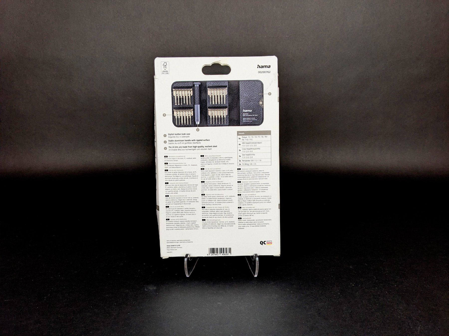 Hama Tutti gli attrezzi: HAMA Mini-Schraubendreher-Set 24in1 – Nuovo (secondo la descrizione) da Thun venduto da Restwert_Thun 6