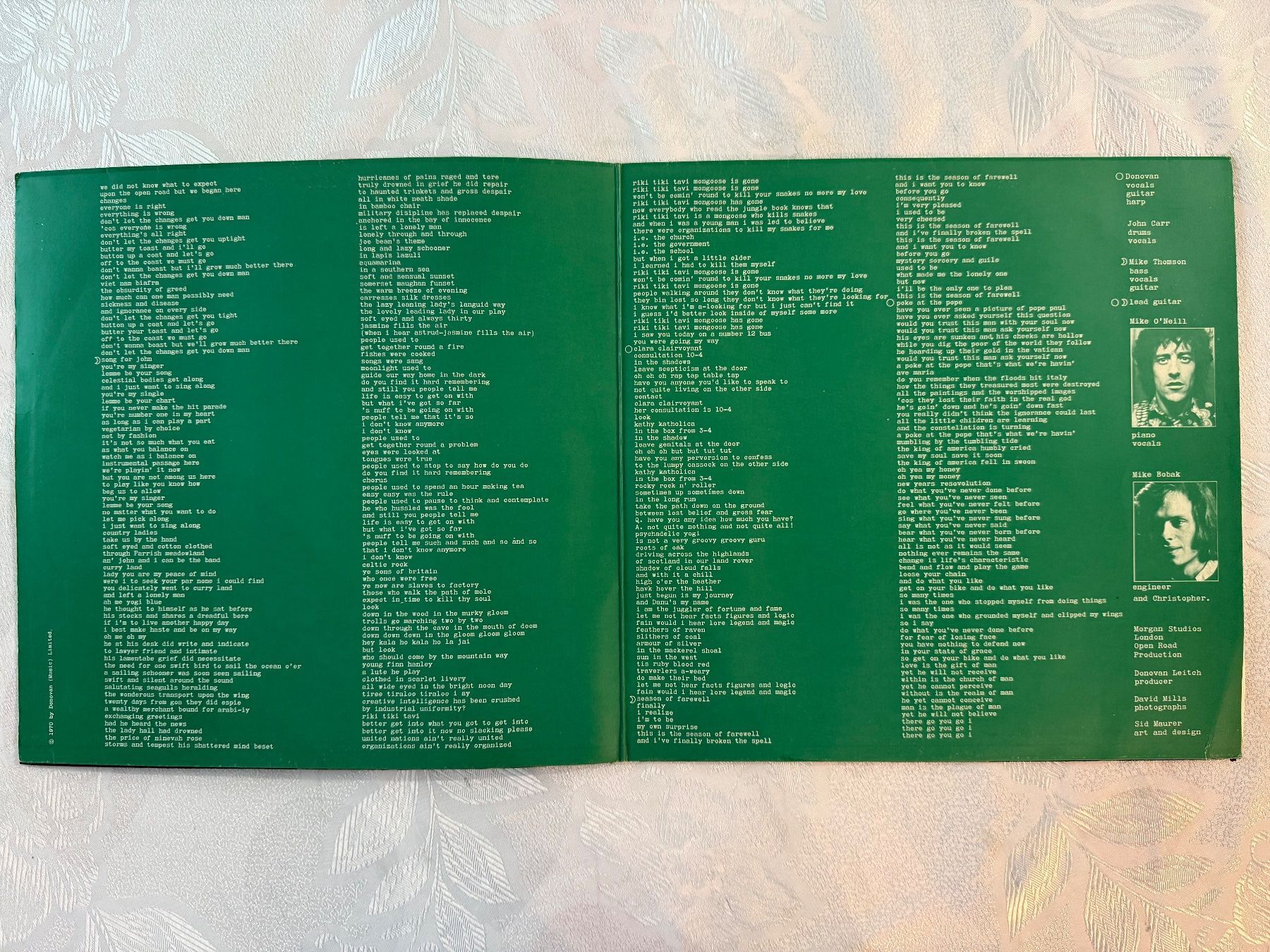 Dischi in vinile: DONOVAN - OPEN ROAD – Usato da Zürich venduto da fehlton 1