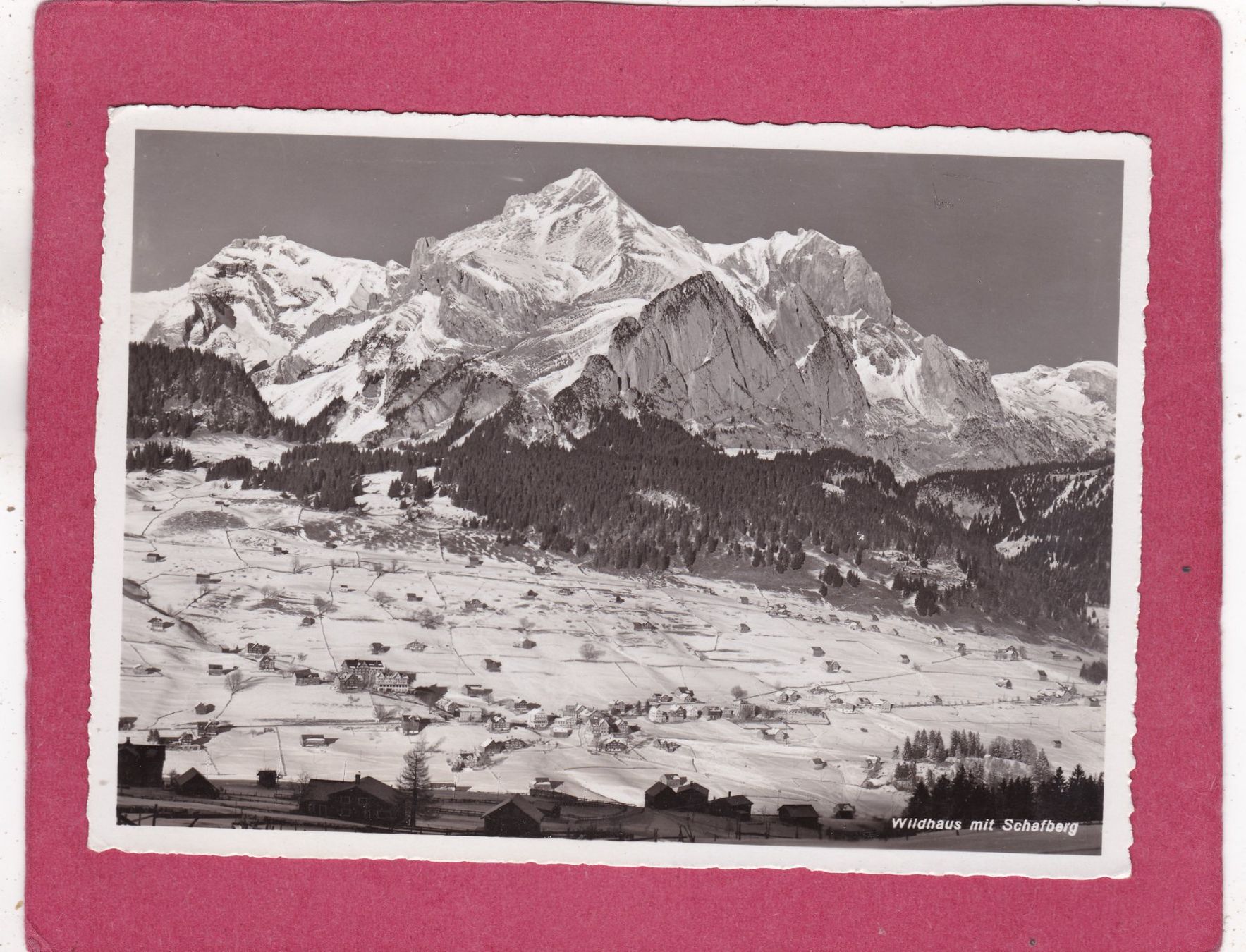 Cartes postales: Wildhaus mit Schafberg 1951 – D'occasion à Herisau par Lisegrat2008