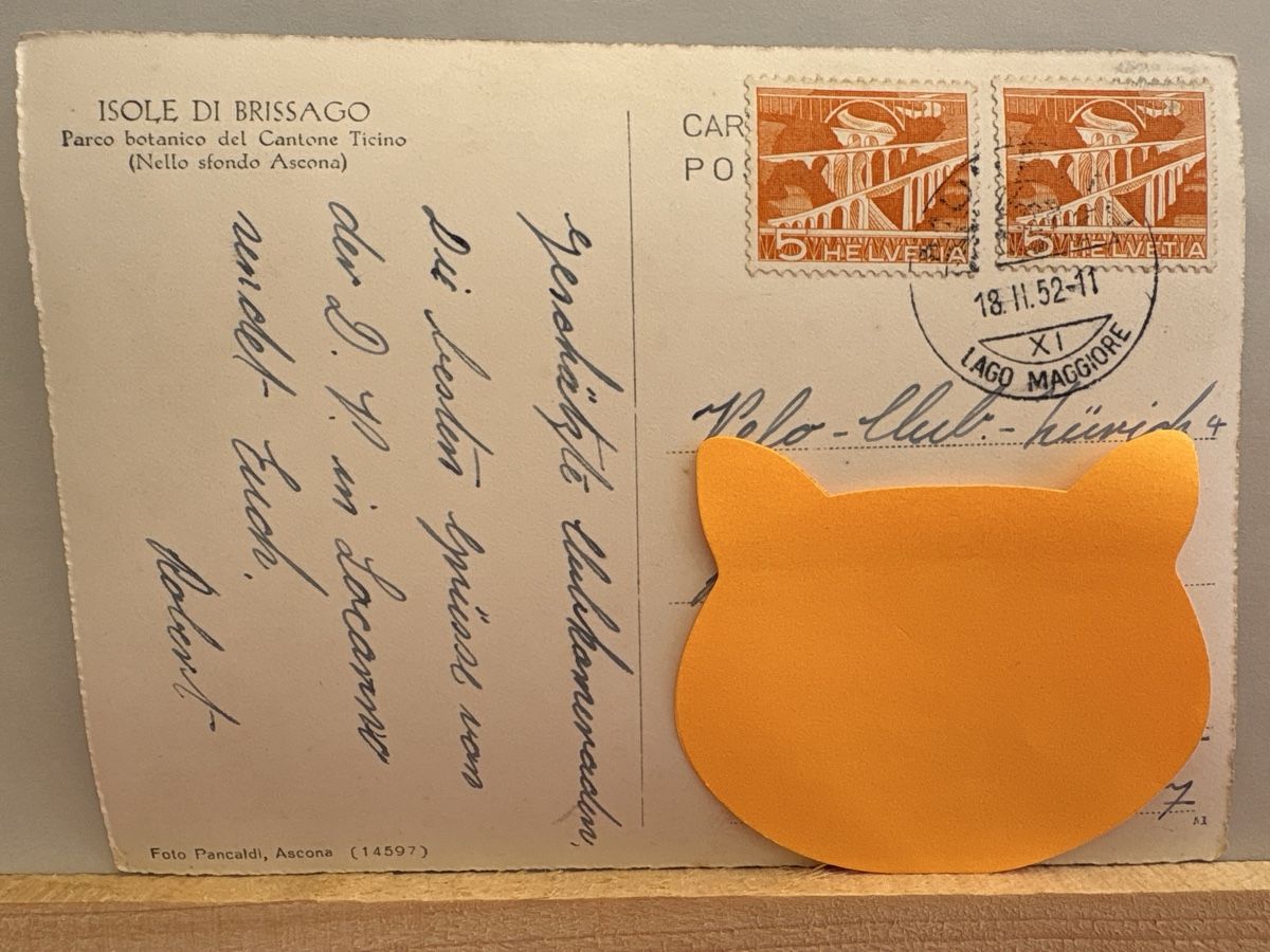 Cartoline postali: AK von Isole di Brissago – Usato da Rümlang venduto da Kartenpost1 1
