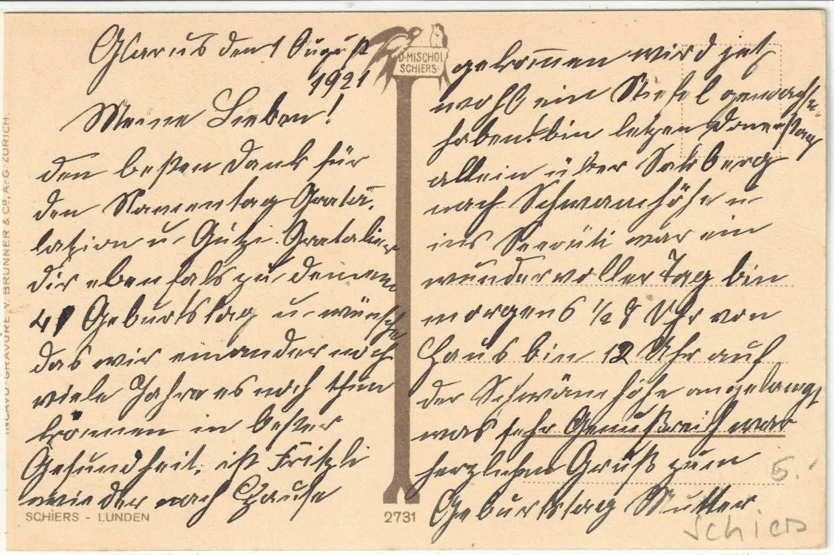 Cartes postales: Schiers - Lunden – D'occasion à Ettingen par Kartenplanet 1