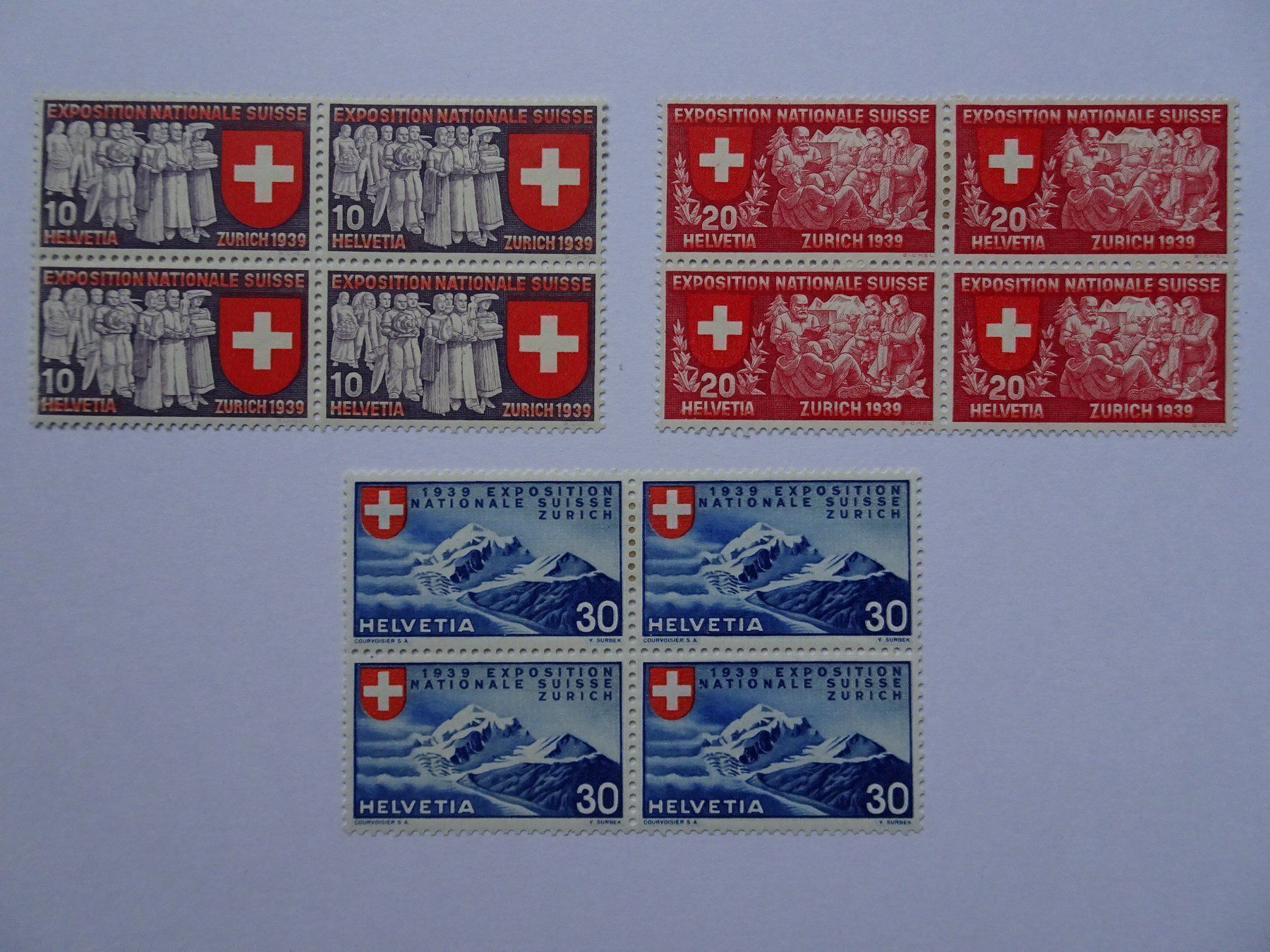 Alle Briefmarken: 1939** französisch – Neu (gemäss Beschreibung) aus Aadorf von Chnorli-Furz