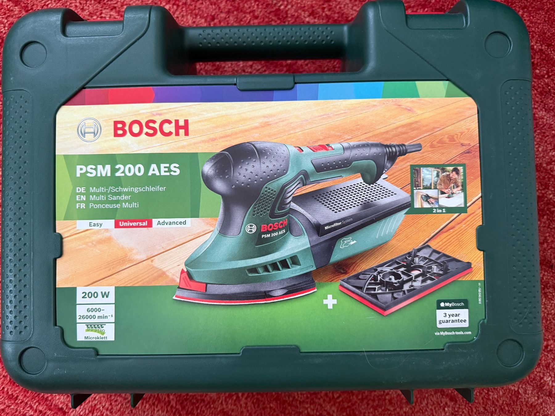 Bosch Schleifen & Polieren: Bosch PSM 200 AES Multischleifer inkl. Koffer – Gebraucht aus Ebmatingen von Mirkii 1