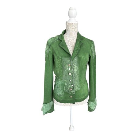 Blazer Bottega mit Spitzenbesatz