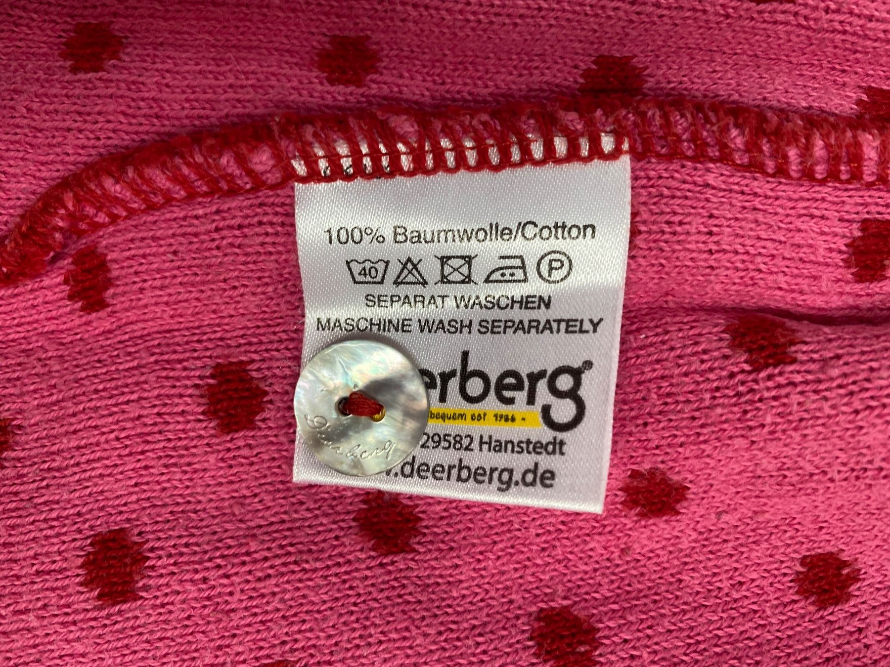 Deerberg Giacche: Fröhliche Deerberg Strickjacke Gr. S – Usato da Stadel b. Niederglatt venduto da sandart 5